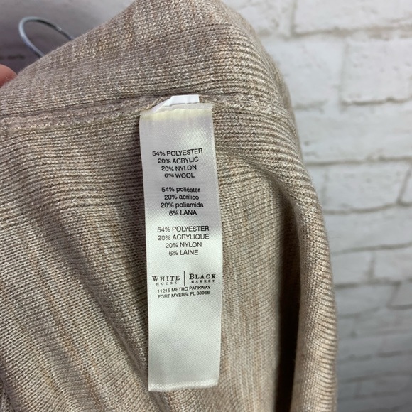 WHBM Draped Ombré Open Side Soft Shawl Sweater - Picture 7 of 8